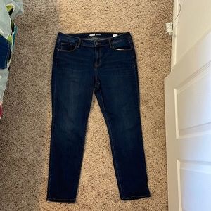 Old navy power straight jeans 14 regular
